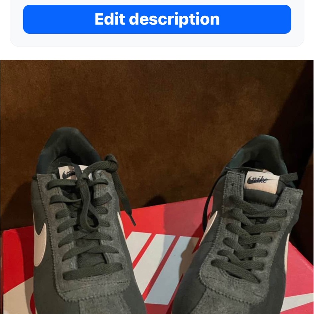Nike Charcoal Sneakers with White Accents